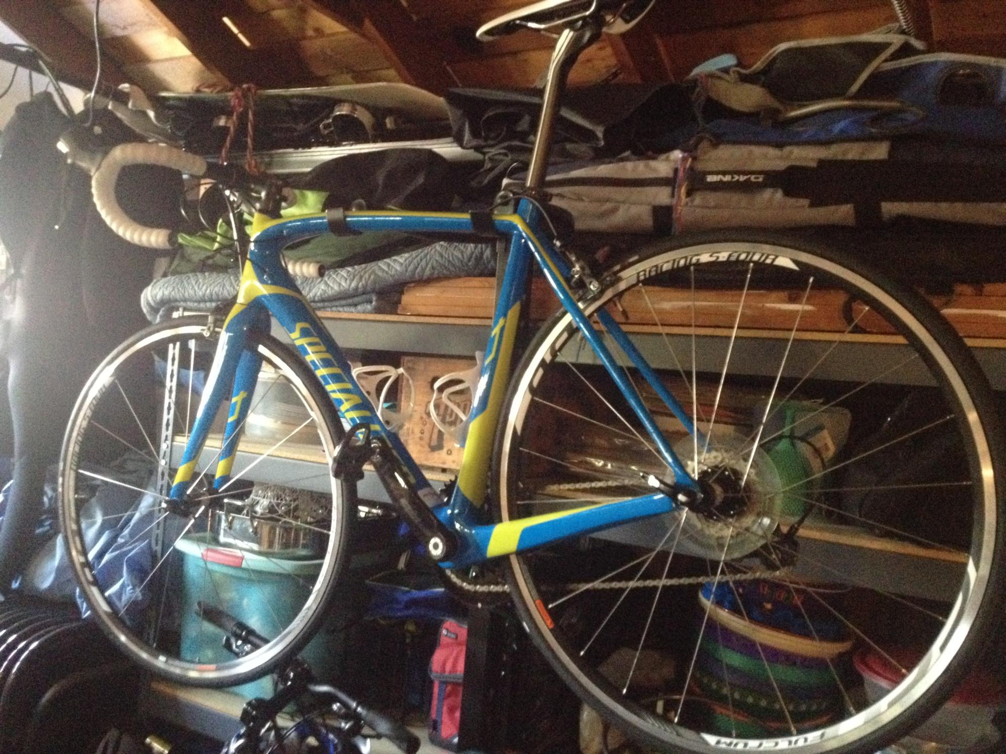 2014 Specialized Tarmac SL4 Expert  Blue and Yellow or Gold