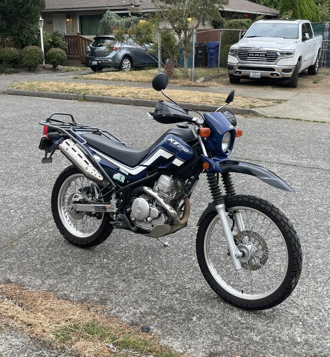 2016 Yamaha Xt250 Blue