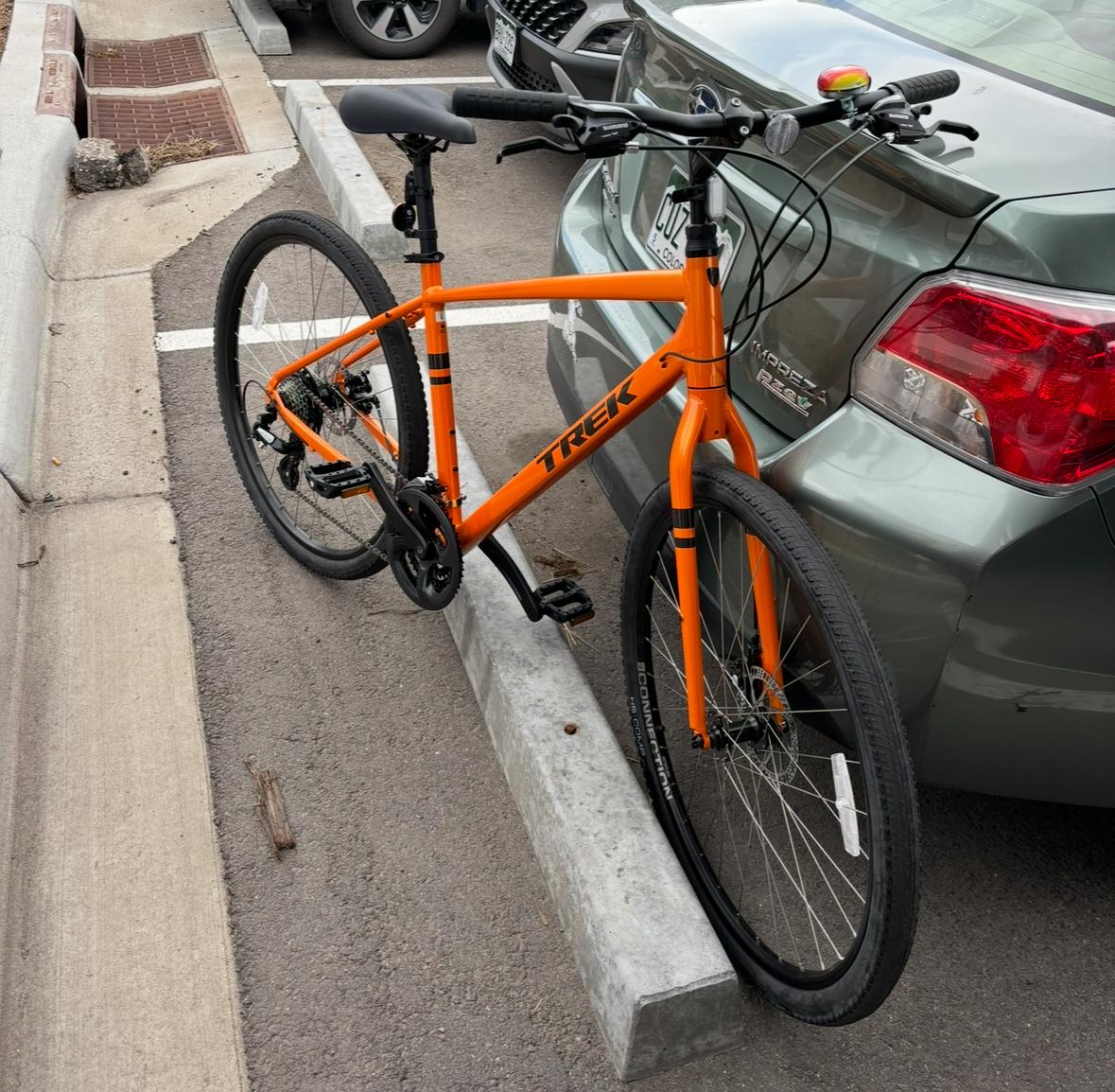 2021 Trek Verve 1 Disc Orange