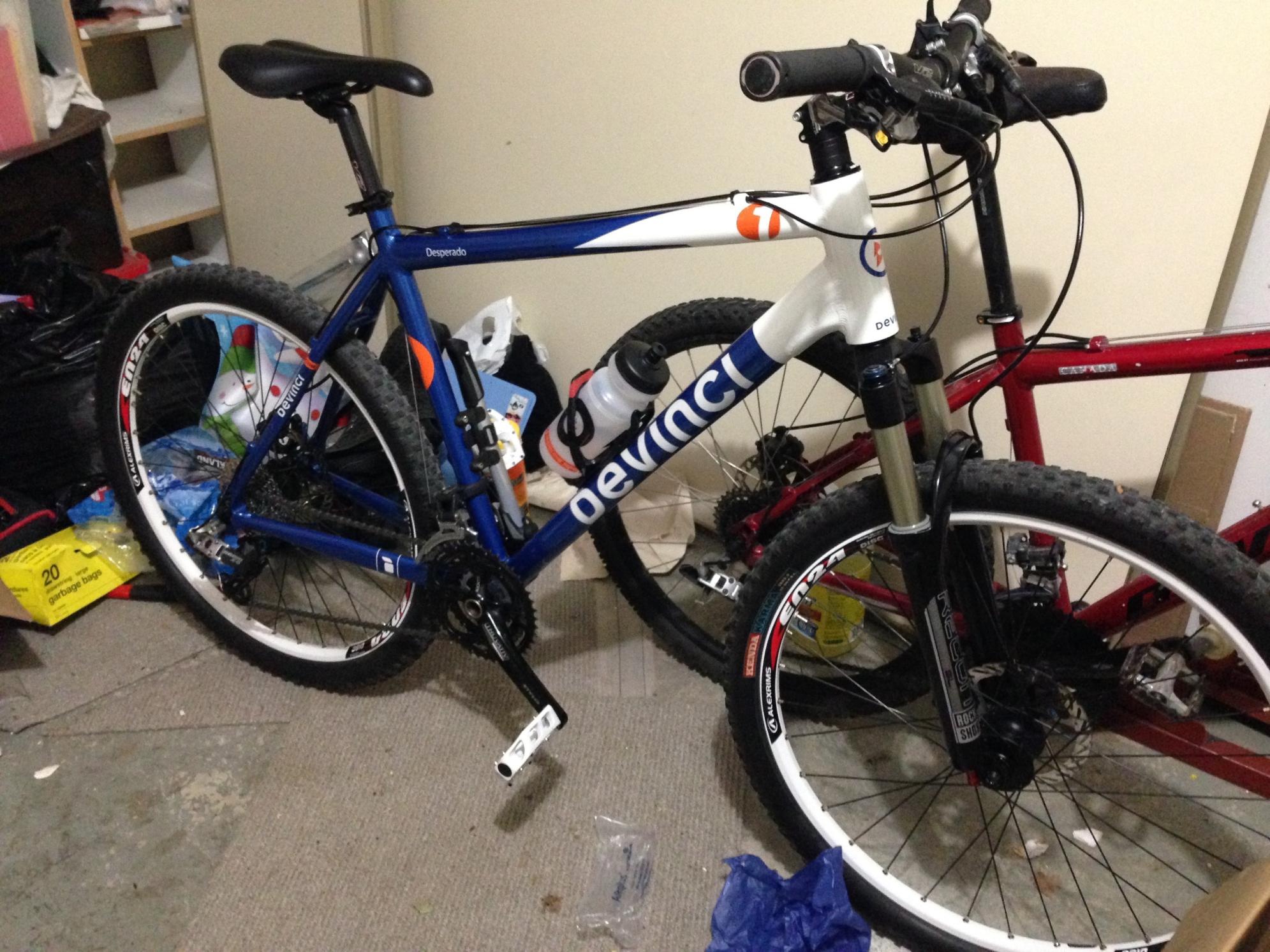 2008 Devinci Desperado Blue, White, and Orange