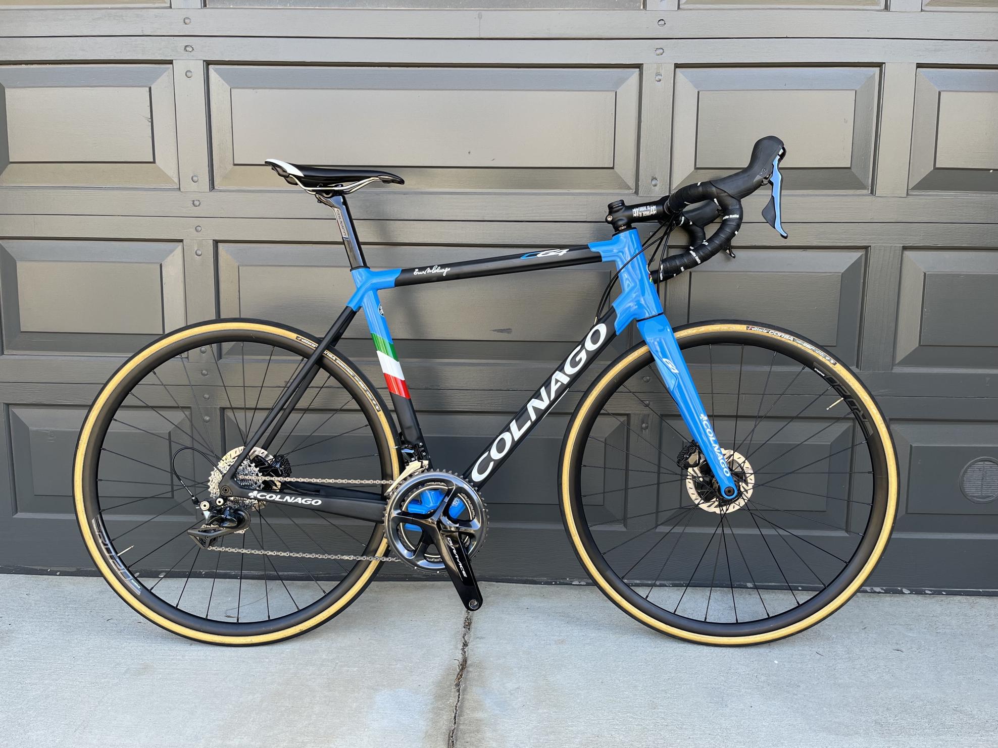 Colnago C64 Blue, Black, and Red