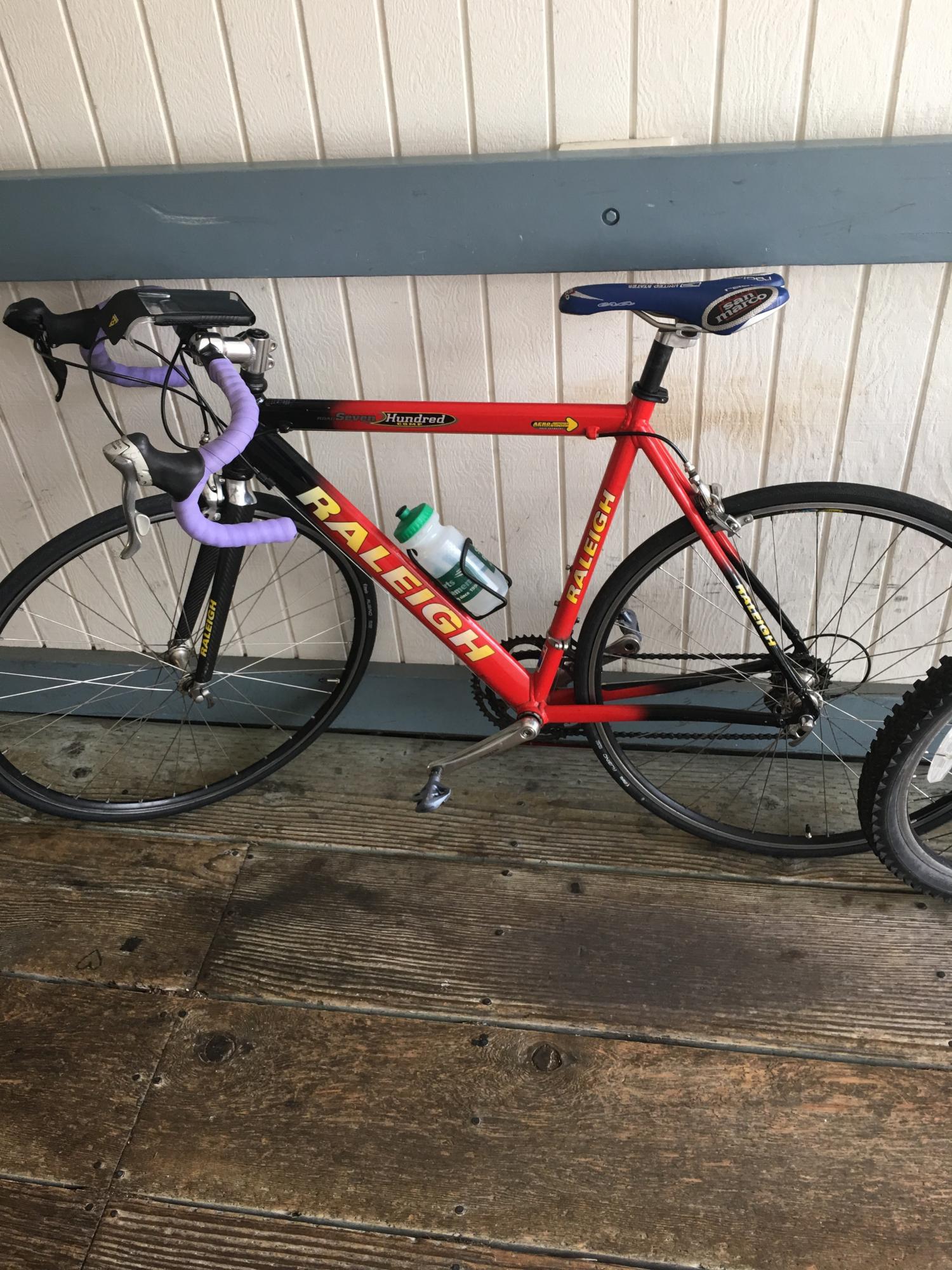 Raleigh seven hundred comp Red and Black