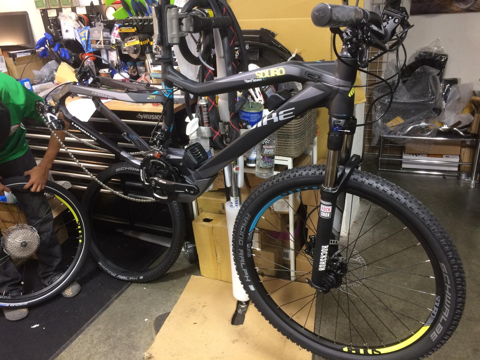 2016 Haibike SDURO Aluminum 6061 Frame, 27.5 Black