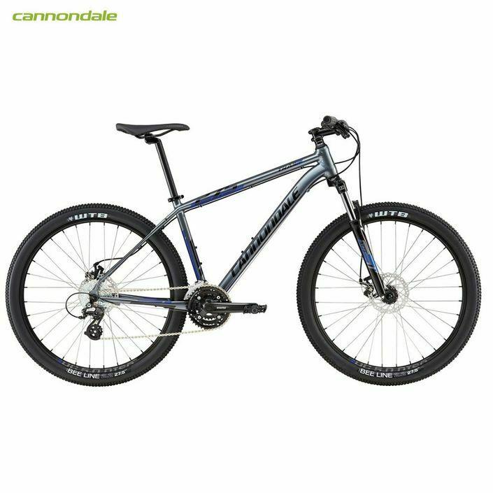 2016 Cannondale Trail 7 Silver, gray or bare metal
