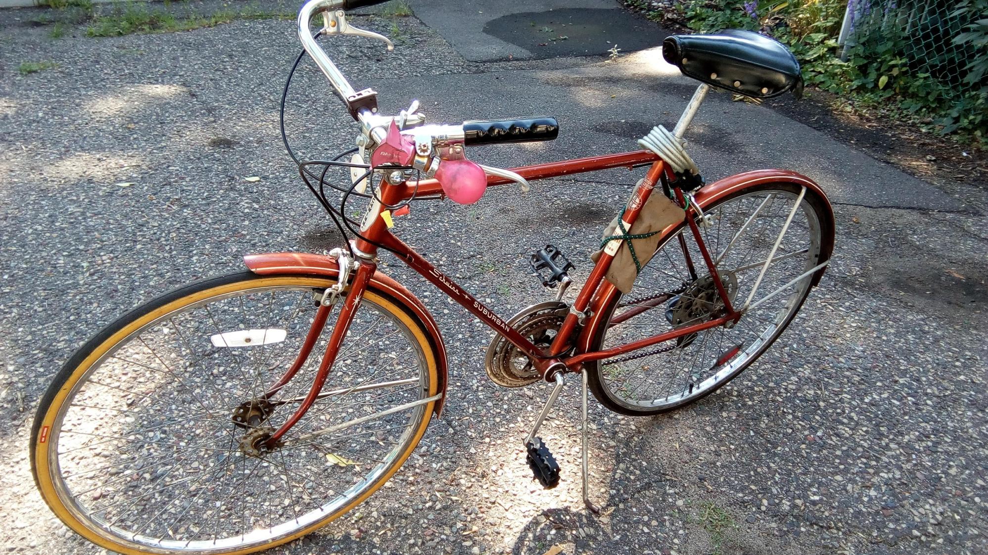 1973 Schwinn Suburban Orange