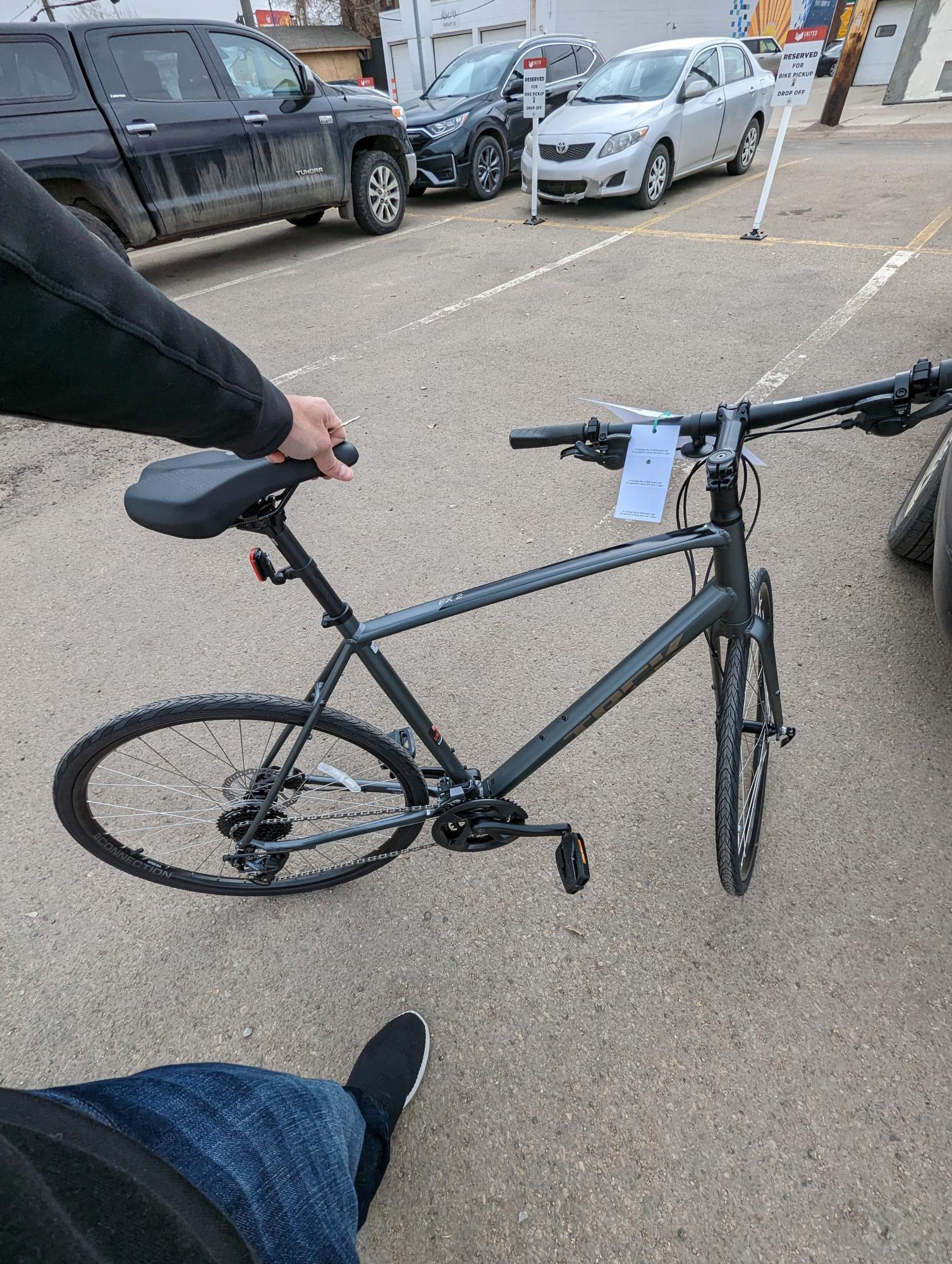 2023 Trek FX 2 Silver, gray or bare metal