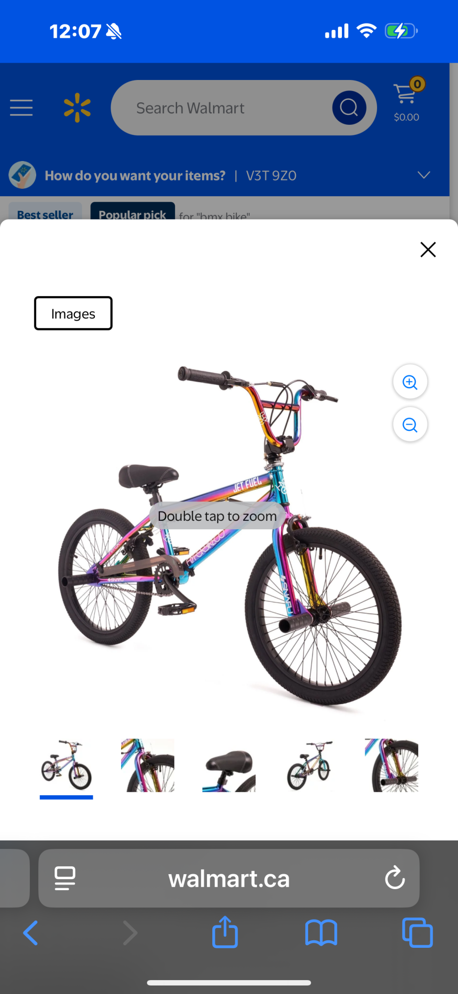 Hyper Jet fuel bmx Blue and Purple