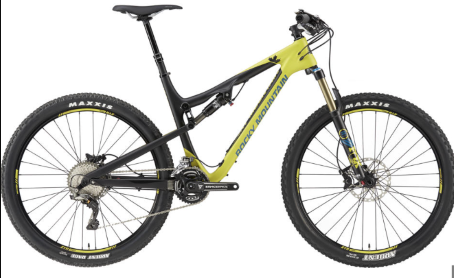 2017 Rocky Mountain Bicycles Yellow or Gold
