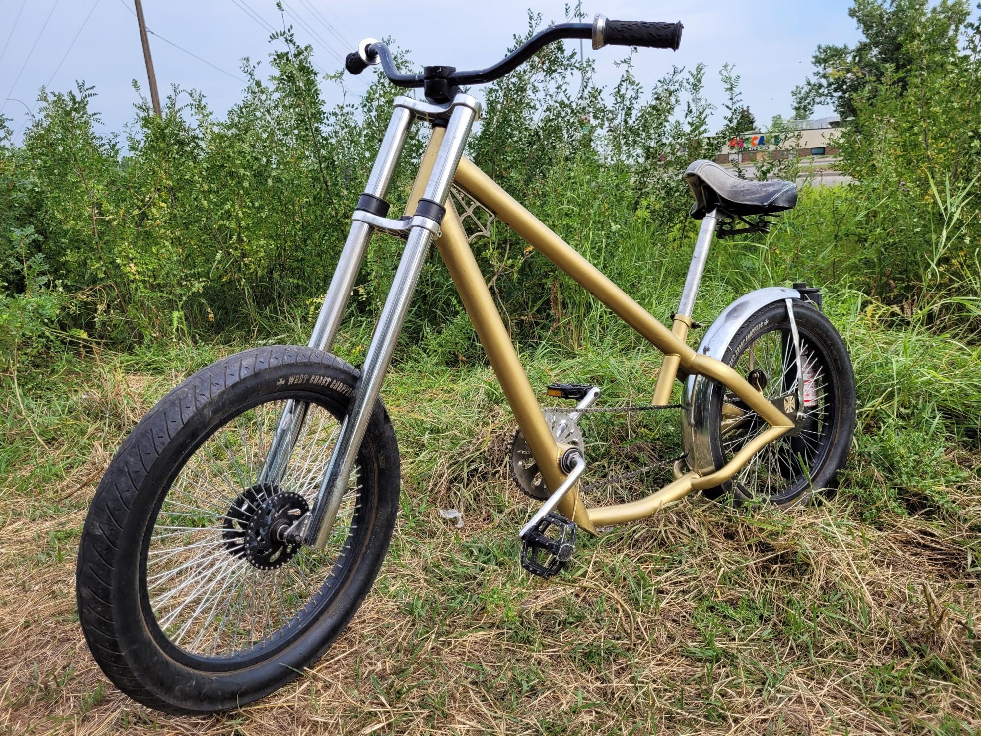 West Coast Choppers Jesse James Yellow or Gold and Black