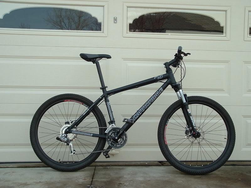 2008 Cannondale F 5 Black
