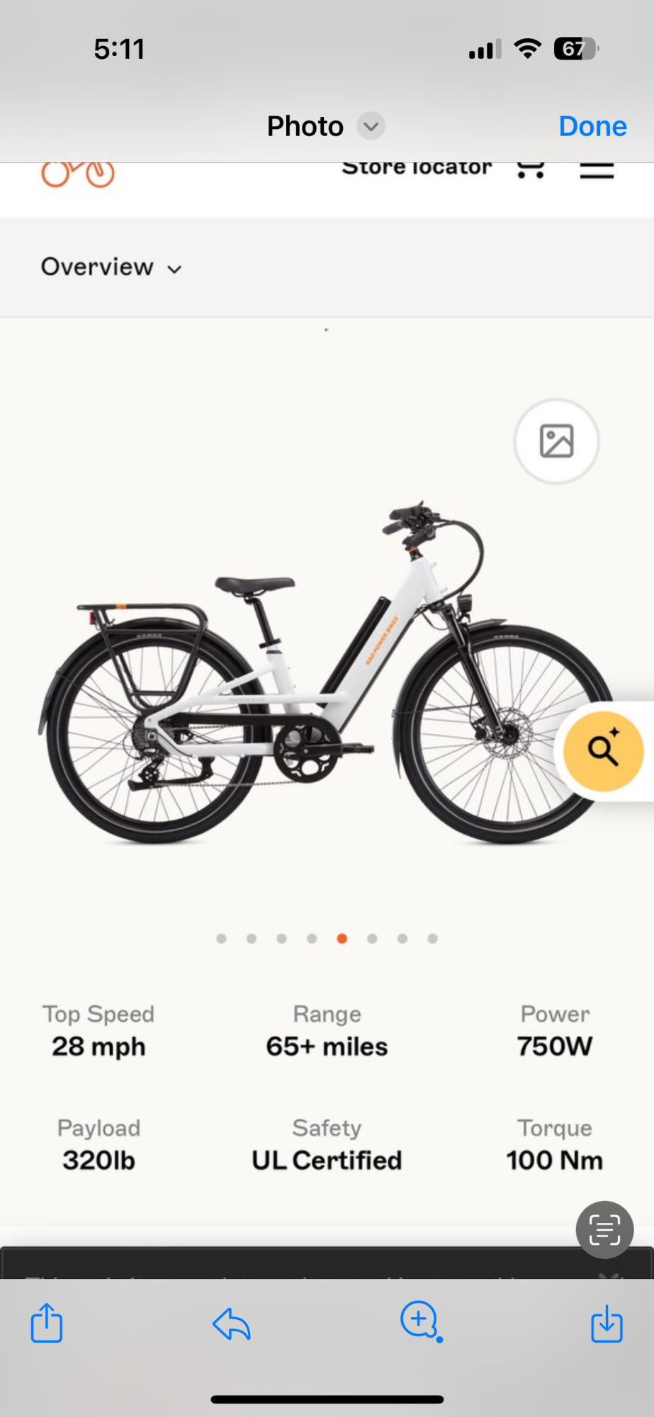 Rad Power Bikes White