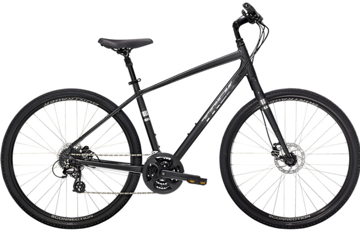 Trek Verve 2 Disc Silver, gray or bare metal