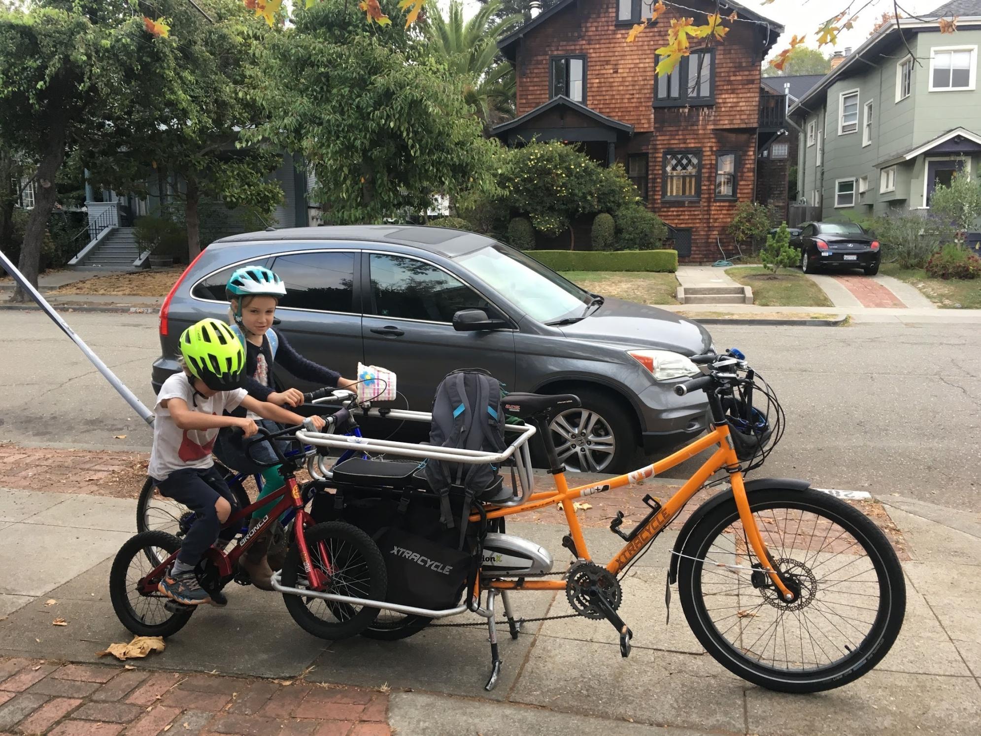 2014 Xtracycle edgerunner cargo bike (rear storage) Orange