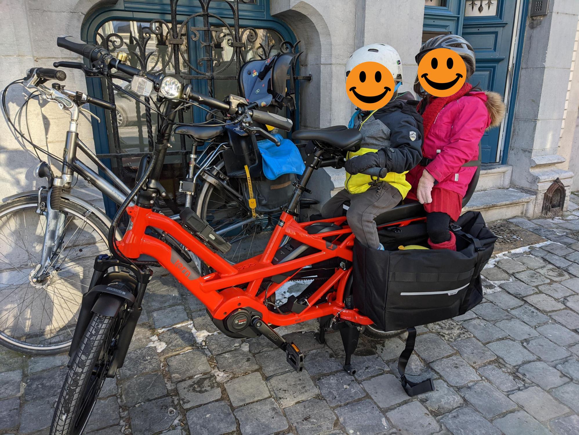 2021 Tern GSD cargo bike (rear storage) Red