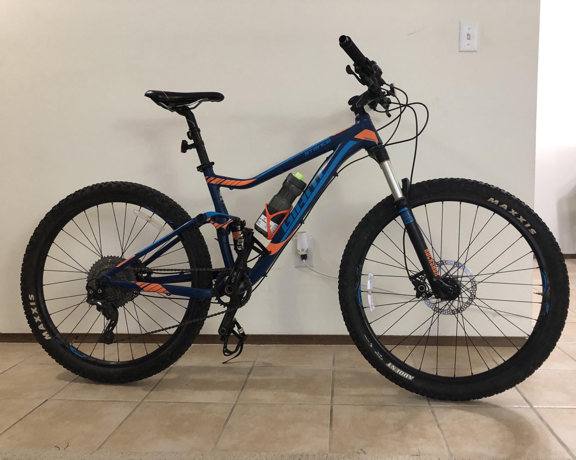 2016 Giant Stance 27.5 1 Blue and Orange