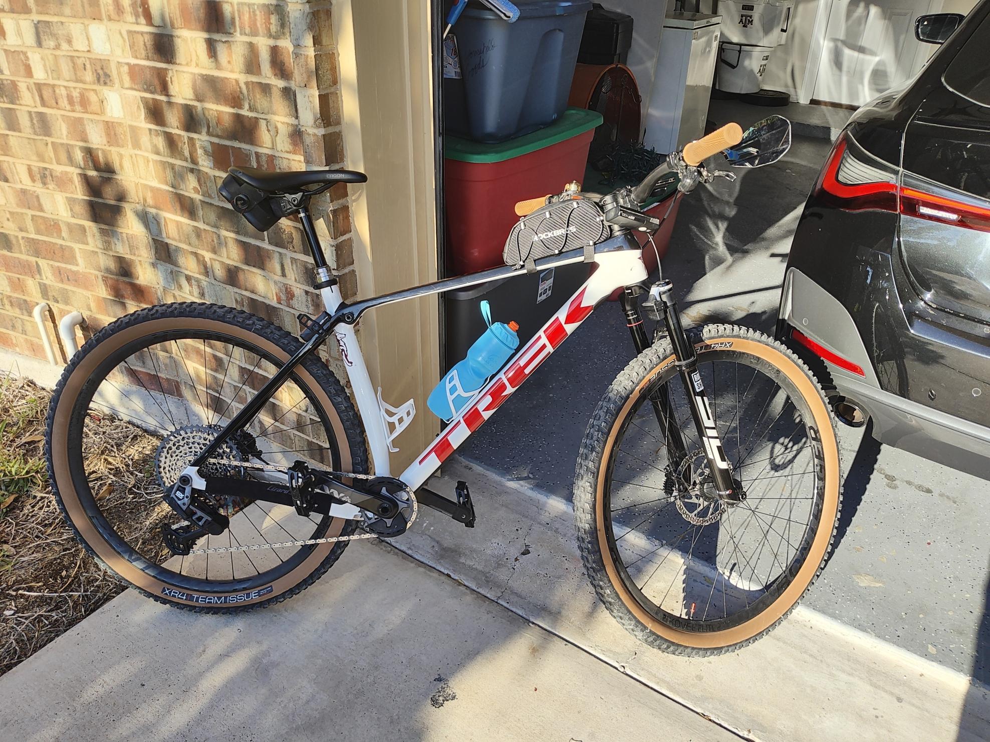 2023 Trek Procaliber White, Black, and Red