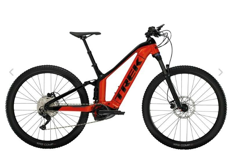 2024 Trek Powerfly FS 4 US L 29 Lava/Trek Black... Red