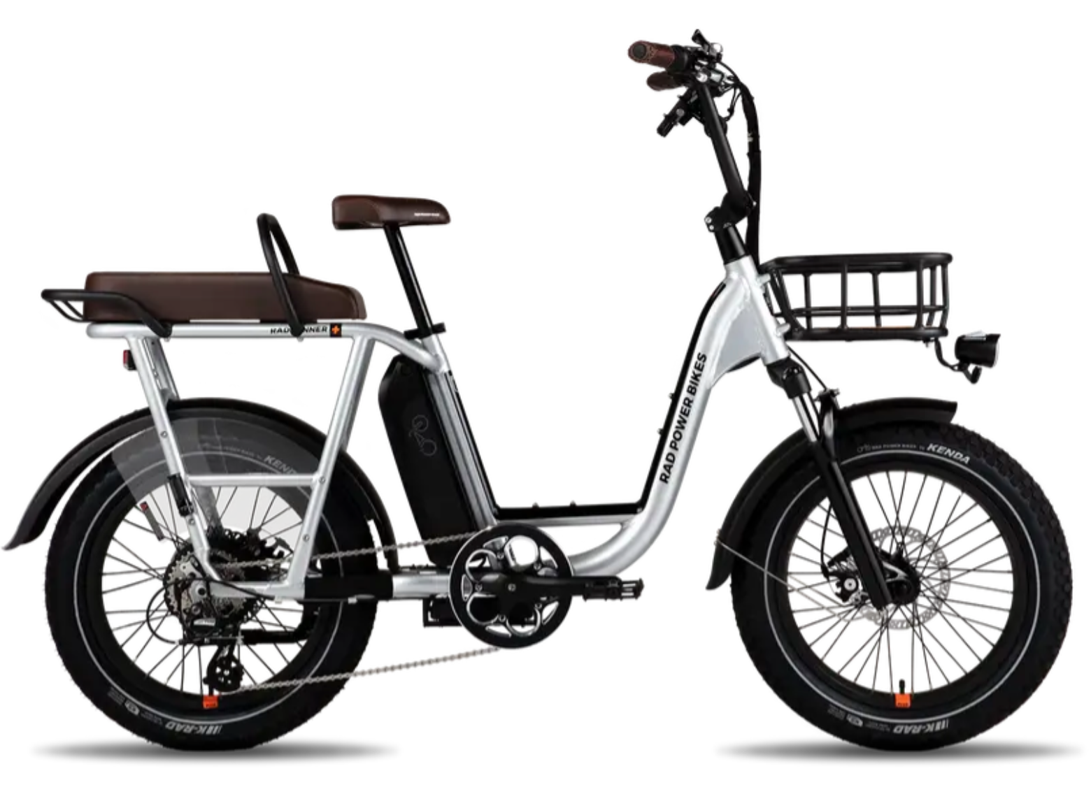 Rad Power Bikes RadRunner Plus Silver, gray or bare metal
