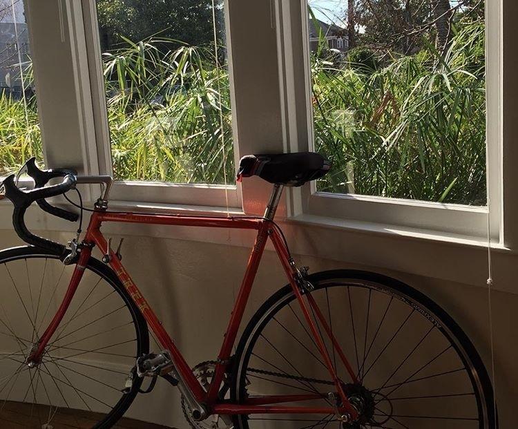 1985 Trek Trek 560 Pro Series, Reynolds tubes 531 Orange, Red, and Yellow or Gold