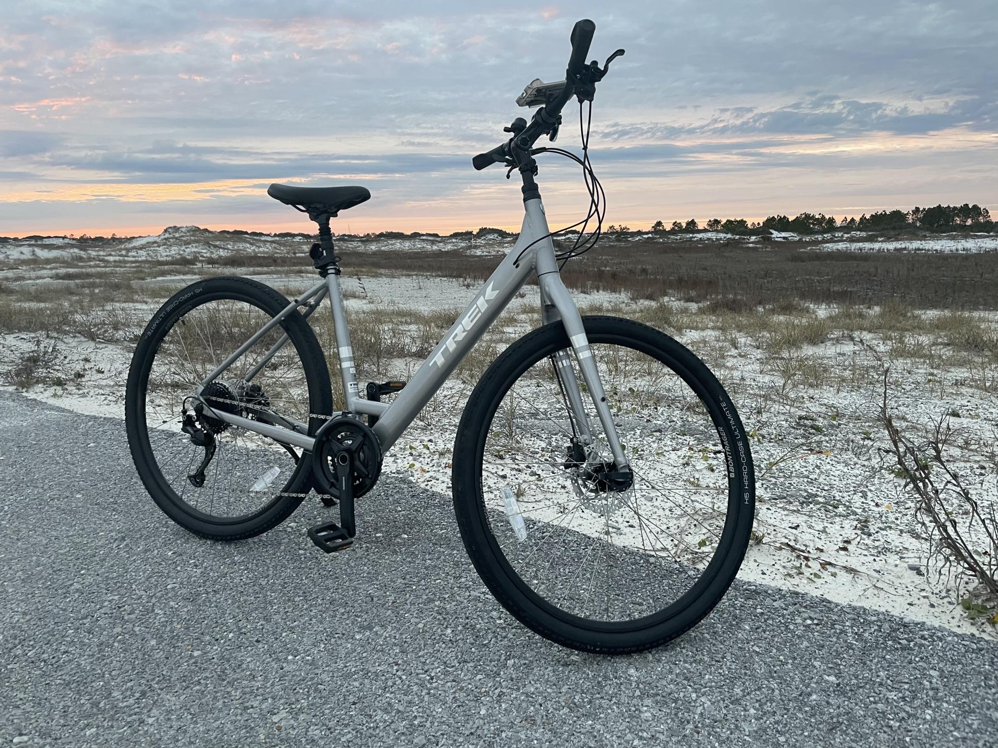 2022 Trek Verve 3 Silver, gray or bare metal