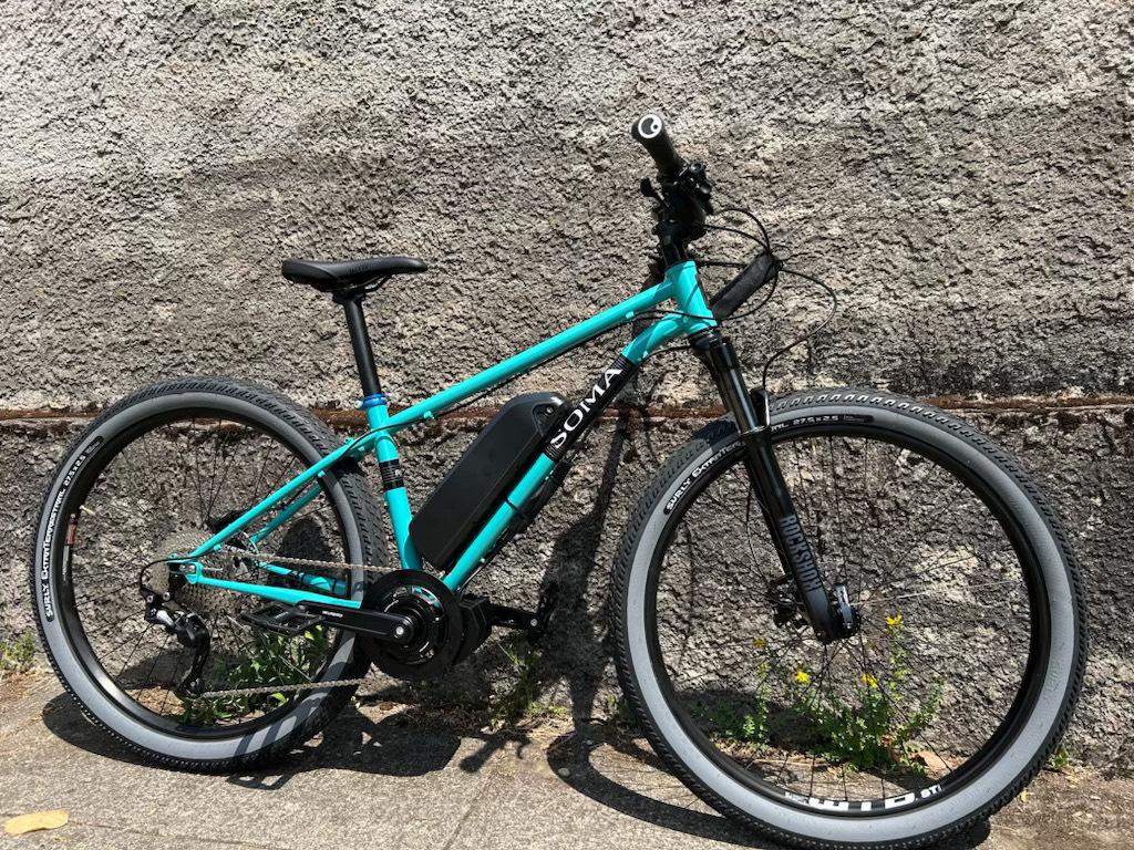 2024 Soma frame w custom ebike build out MTB Riff Blue Blue