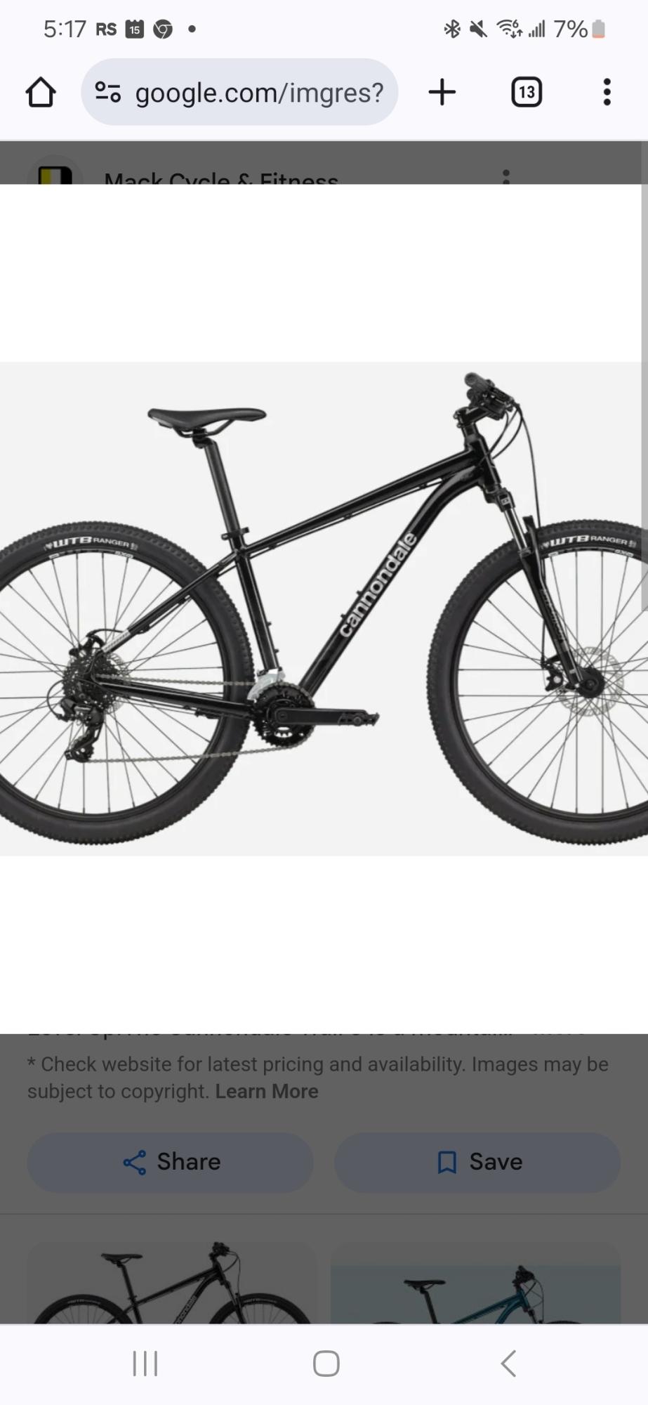Cannondale Trail 8 Black
