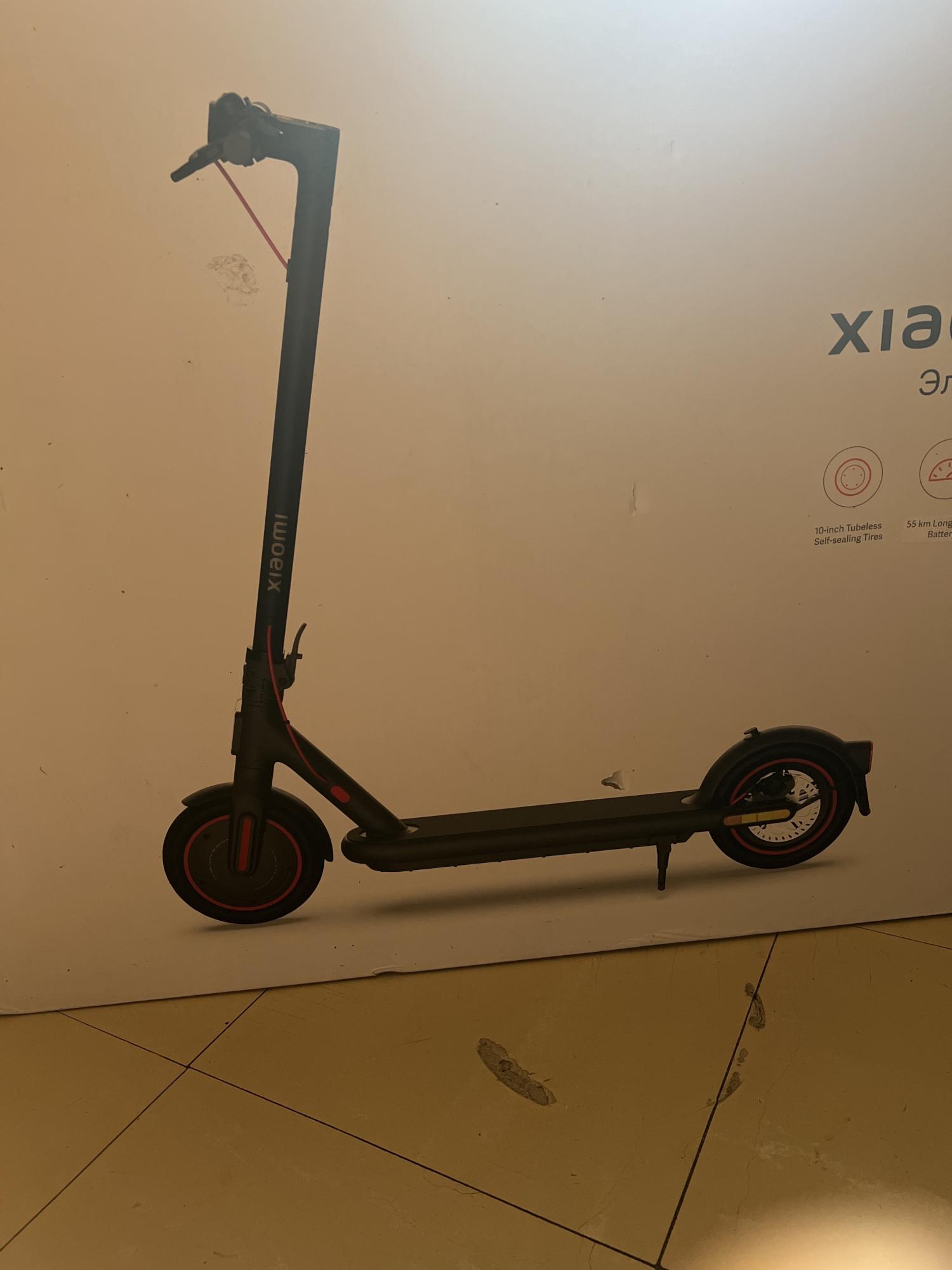 2022 Xiaomi e-scooter Black and Stickers tape or other cover-up