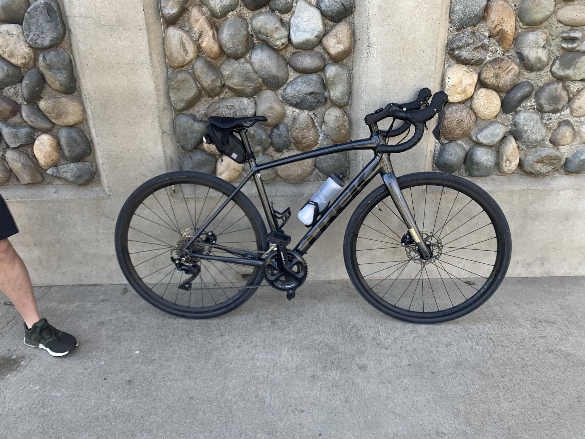 2021 Trek Domane AL 5 Disc Silver, gray or bare metal and Black