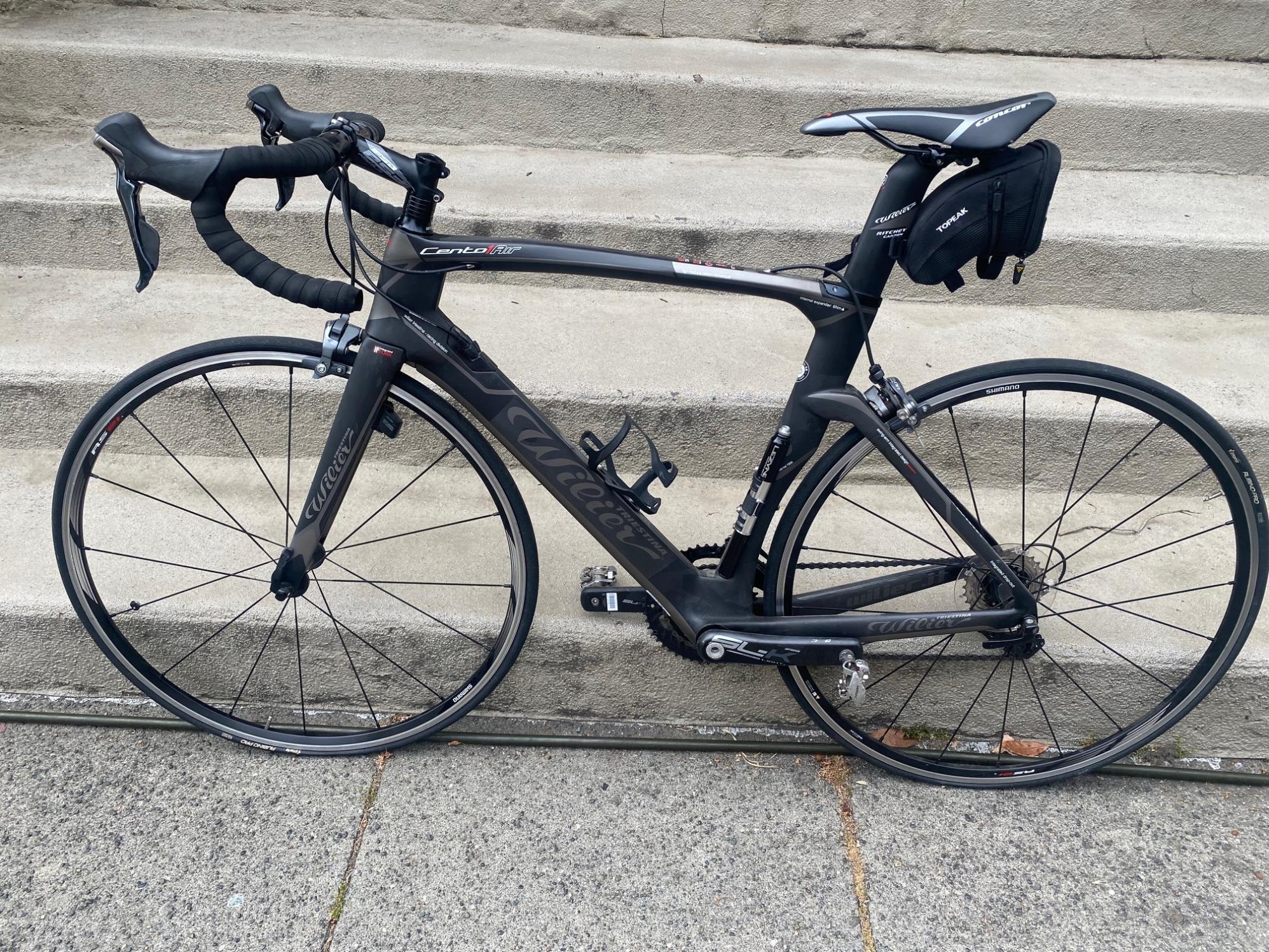 2016 Wilier Cento 1 Air Silver, gray or bare metal