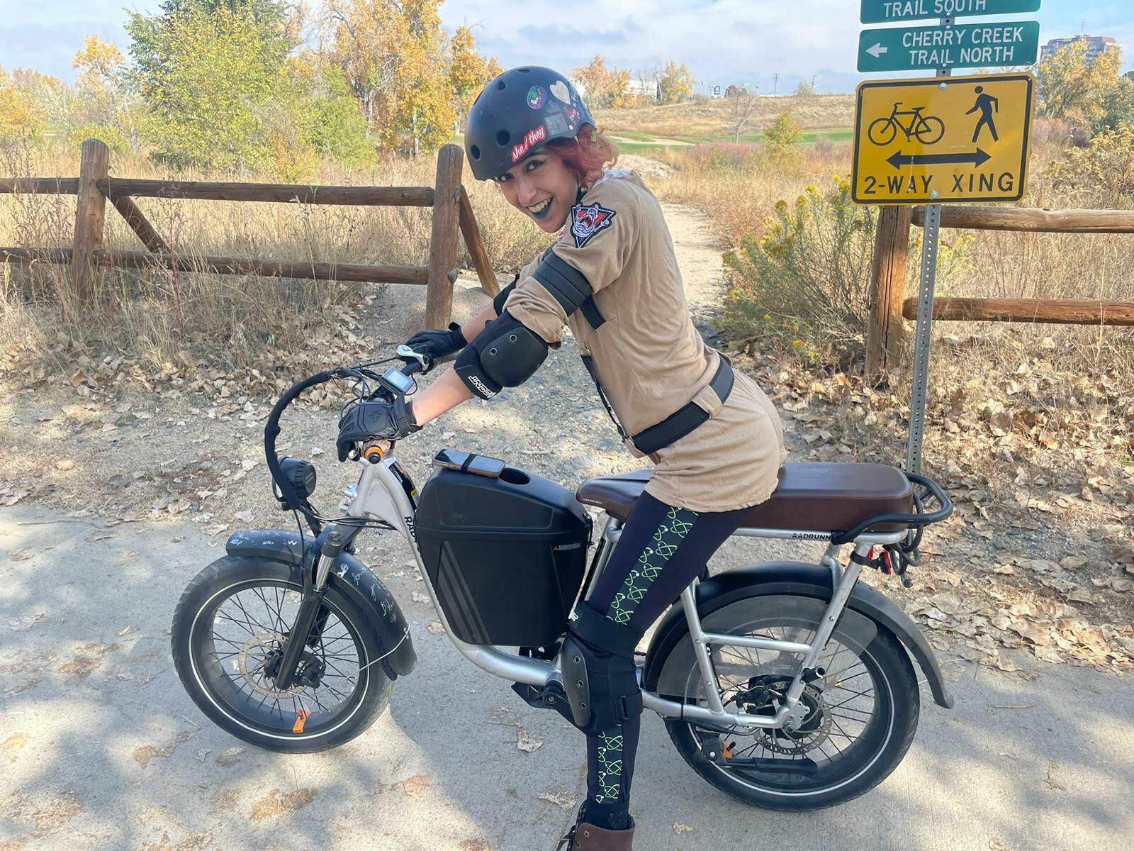 2021 Rad Power Bikes Radrunner Plus Silver, gray or bare metal and Black