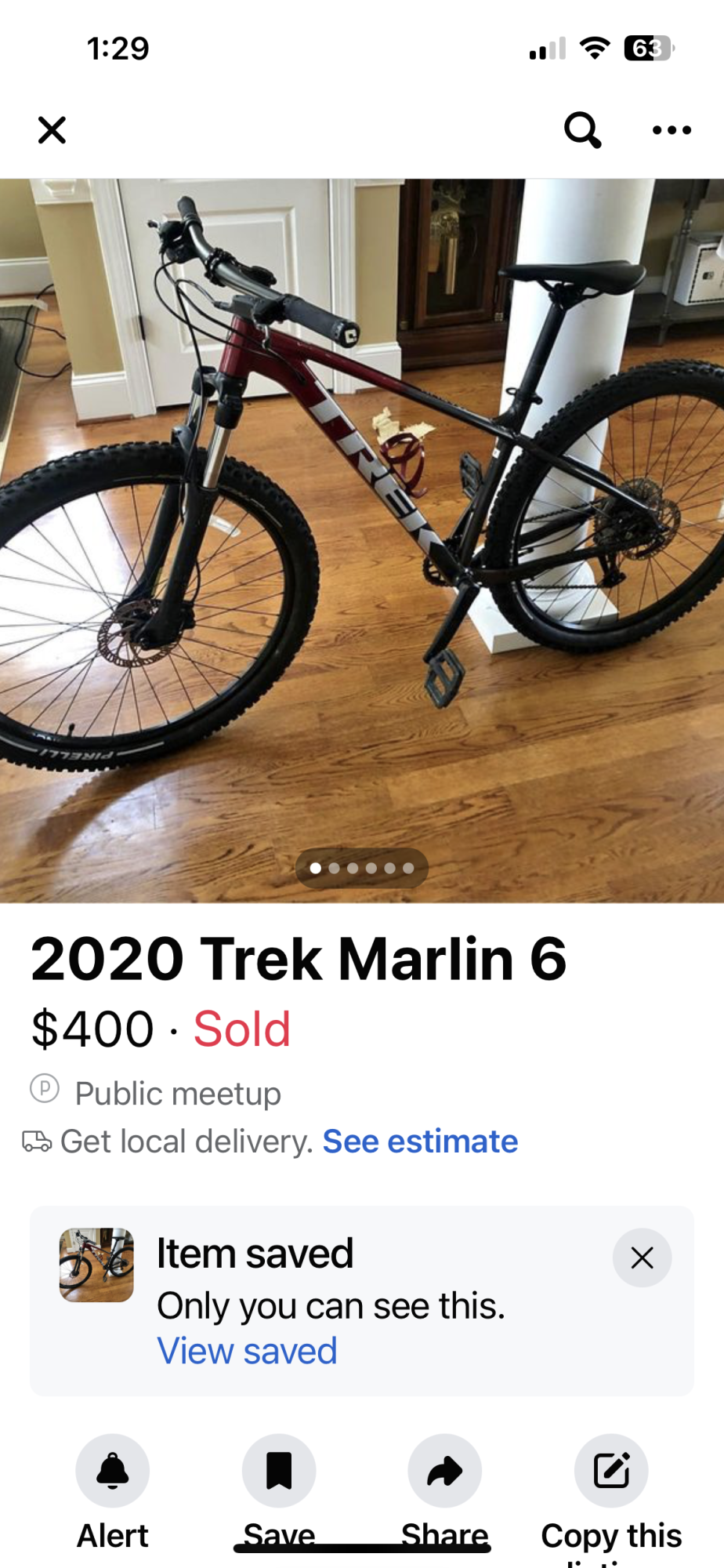 2022 Trek Marlin 6 M Red