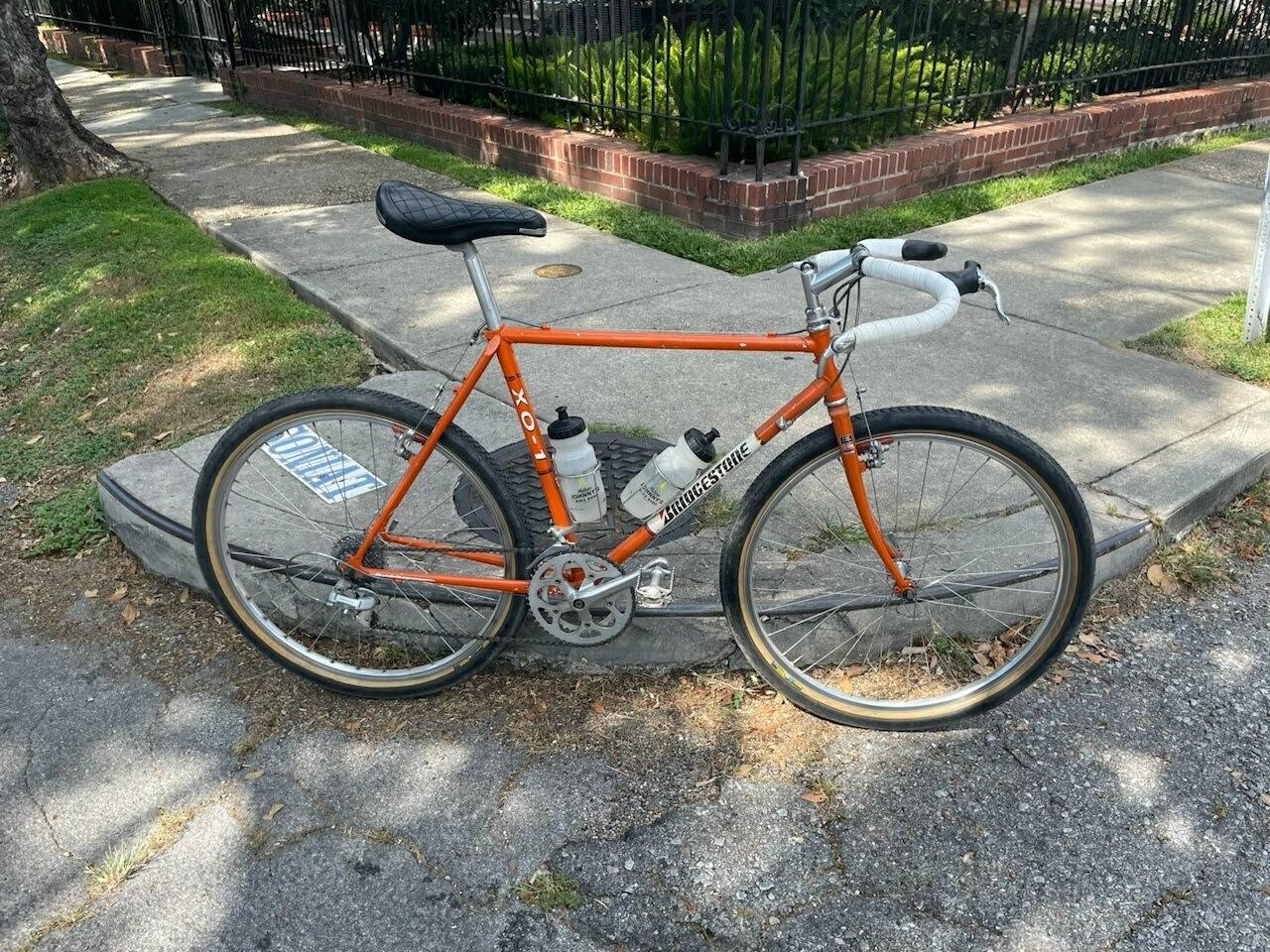 1993 Bridgestone XO-1 Orange and White