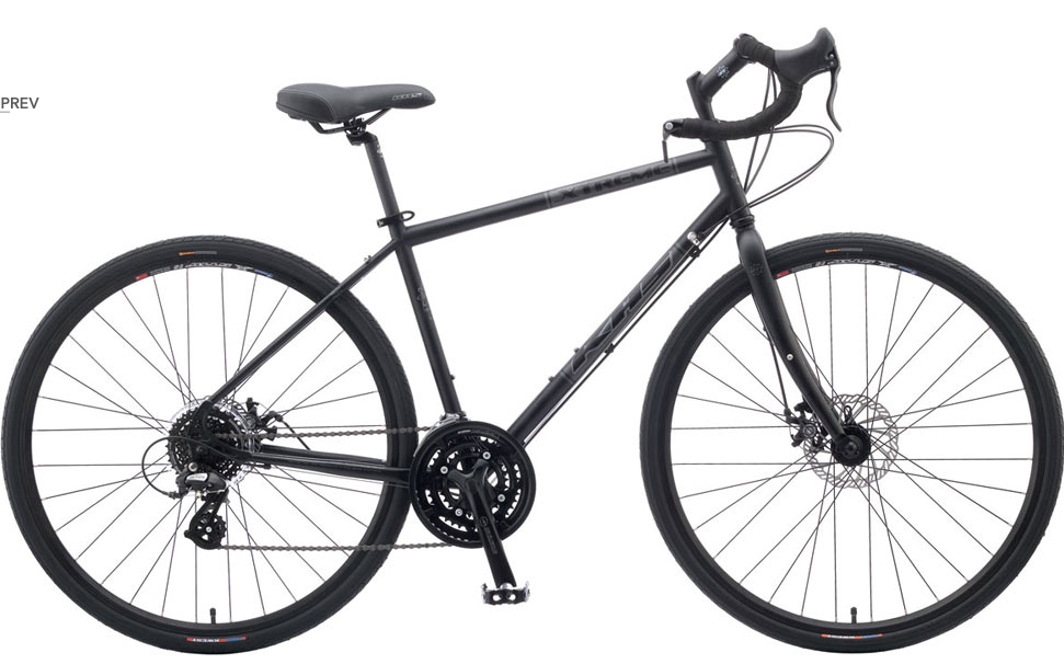 2013 KHS Bicycles Urban Xtreme; Reynolds 520 DB CrMo tubing w/curved seatstays Black
