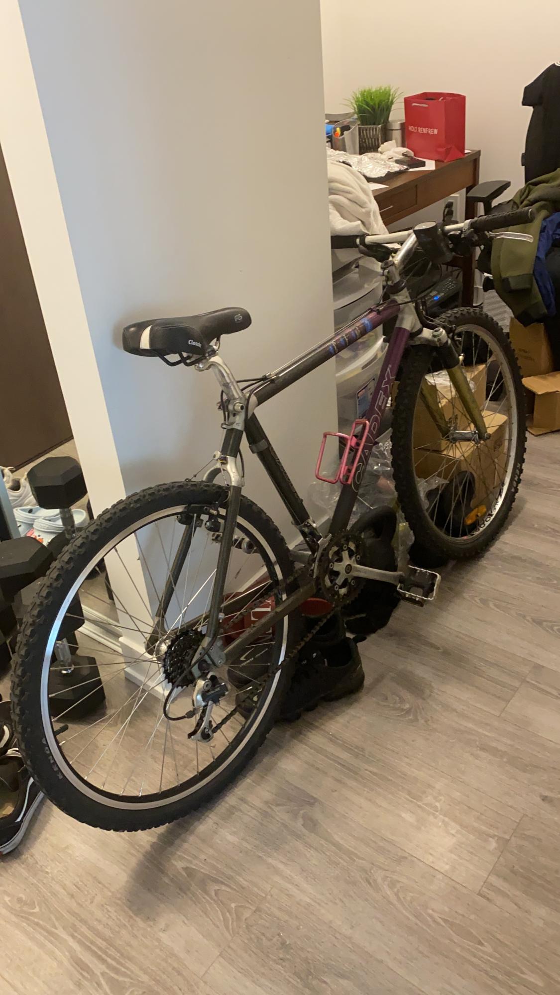 1990 Giant Cadex CFM 2 Purple and Black