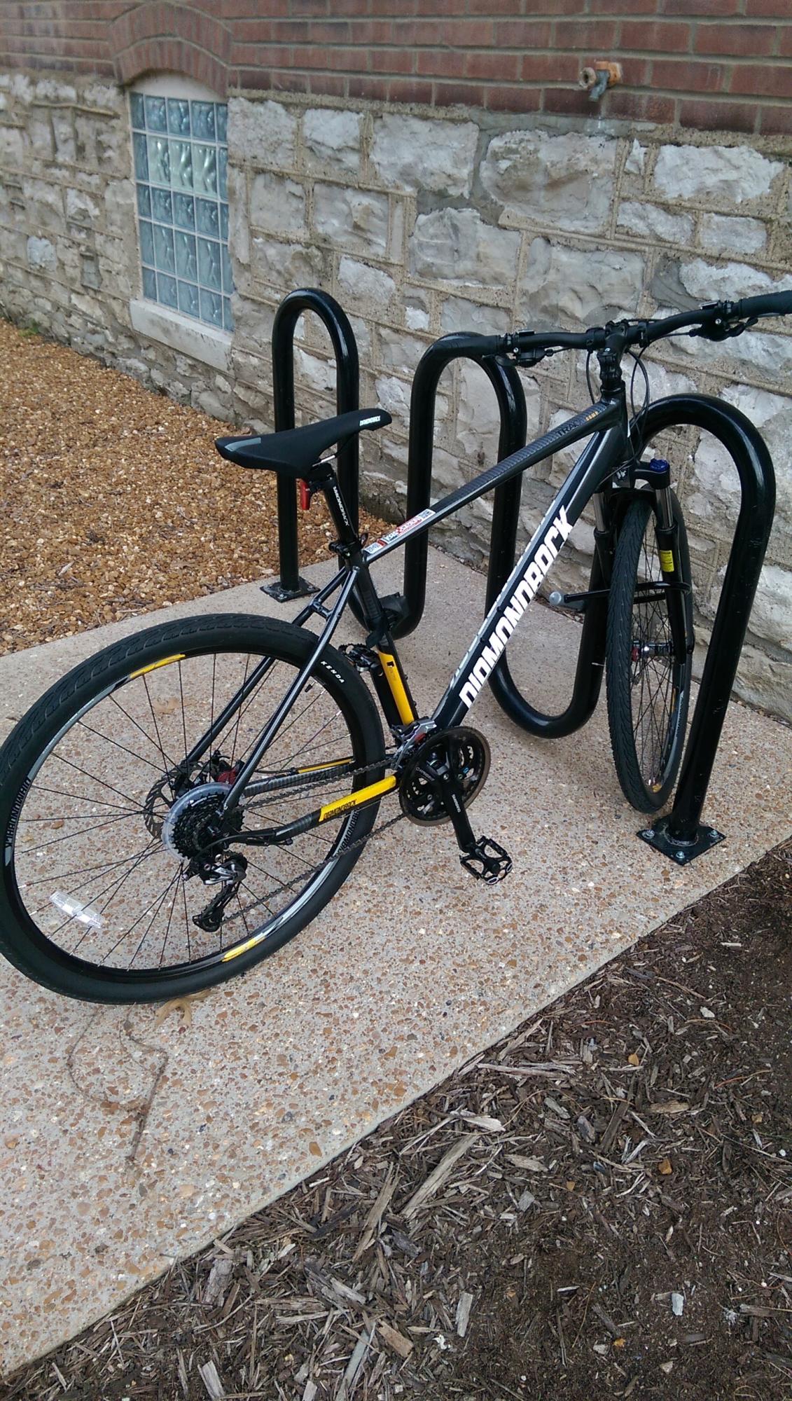 2017 Diamondback Trace Comp Black, Silver or Gray, and Yellow or Gold