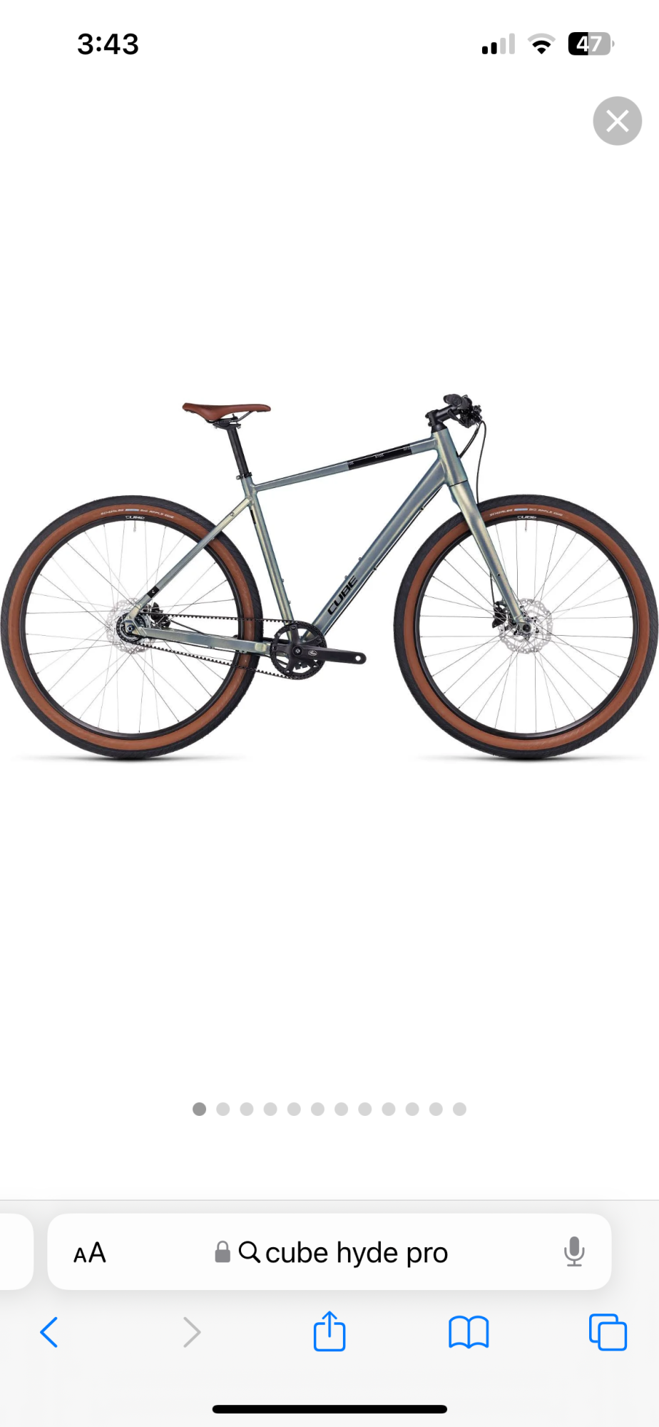 2023 Cube Hyde Green