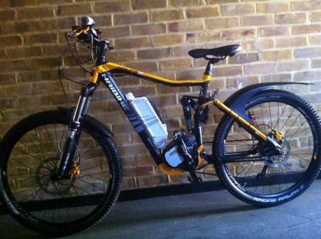 2015 Haibike H4EBXA 48+1 AV134 10378  Black and Yellow or Gold