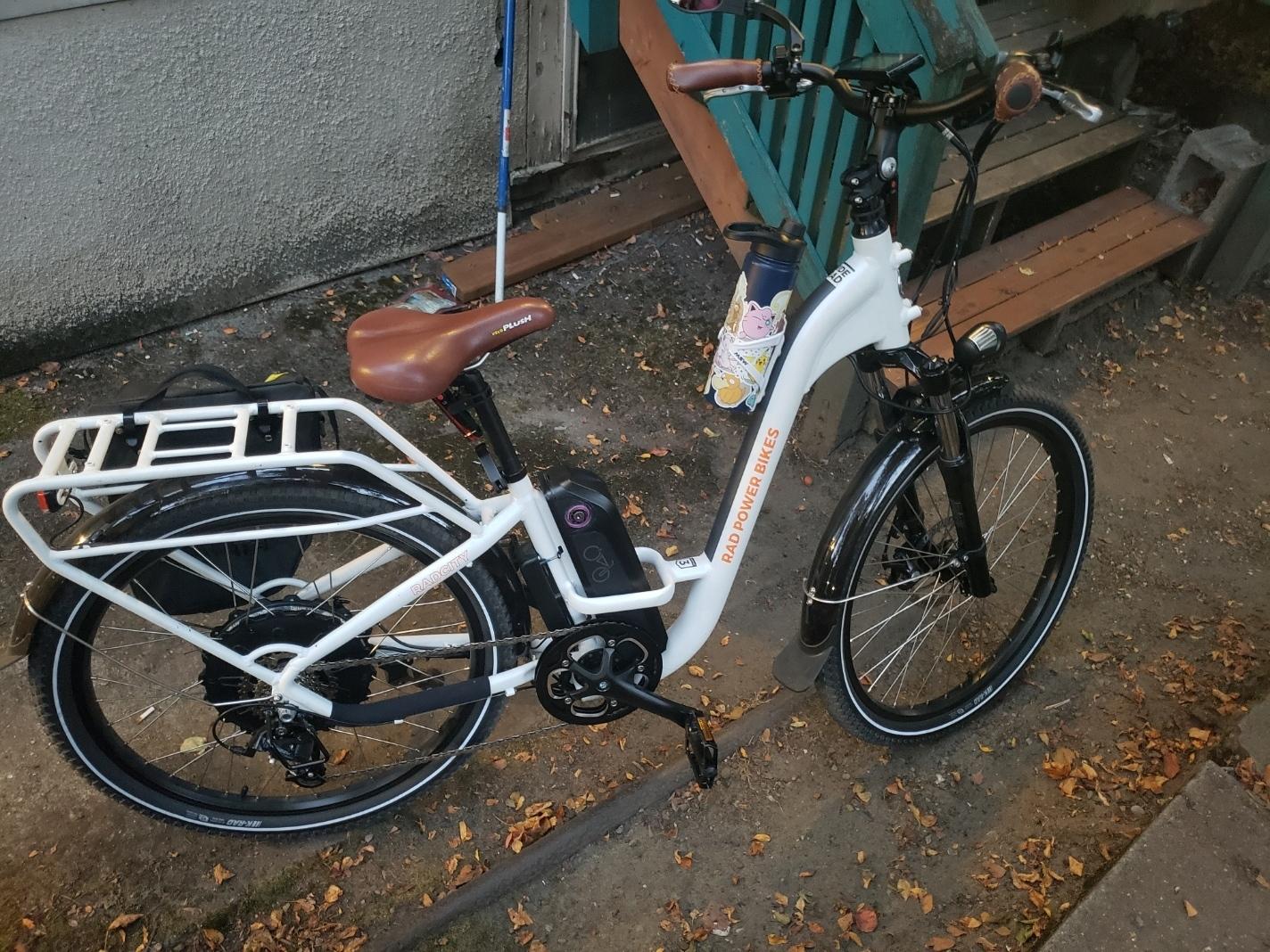 2021 Rad Power Bikes rad city step through White