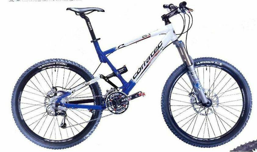 2006 Corratec Airtech World Cup full-suspension mou... Blue and White