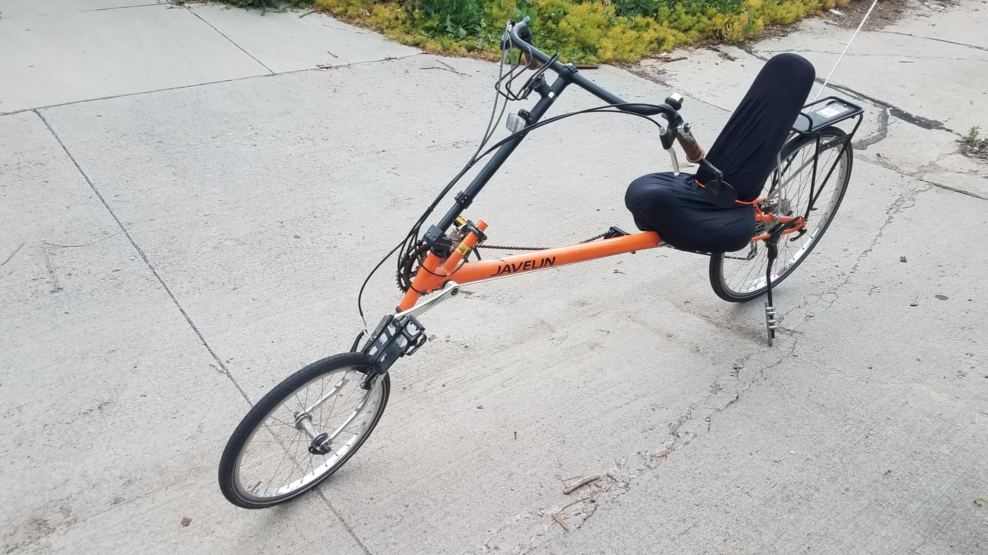 Easy Racers Javelin recumbent Orange