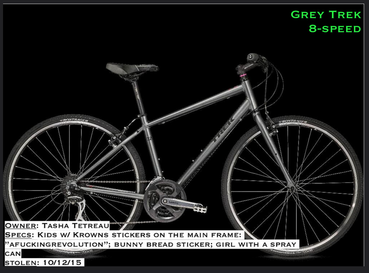 Trek 8speed Silver or Gray