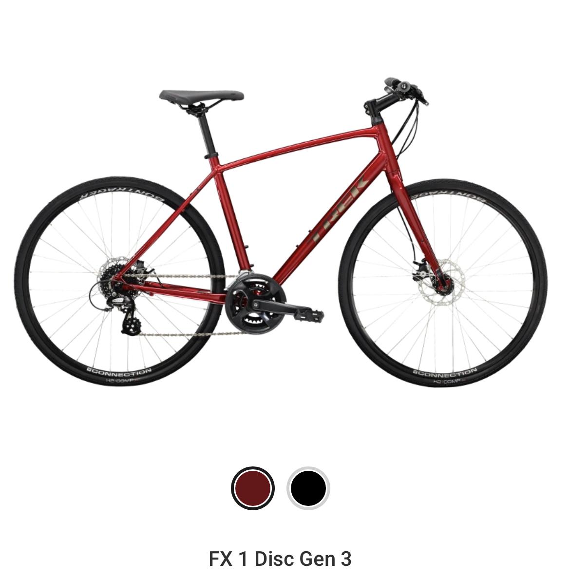 2020 Trek FX 1 Disc Red