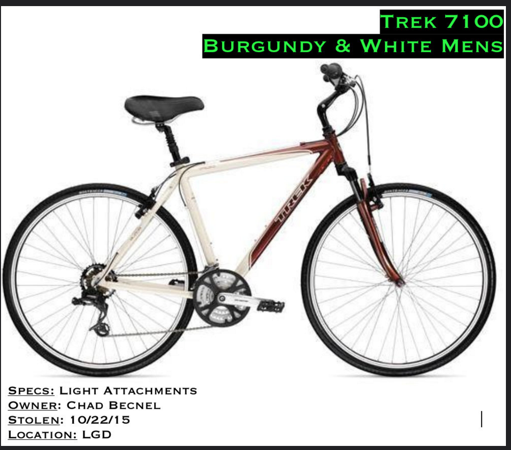 Trek 7100 Brown and White