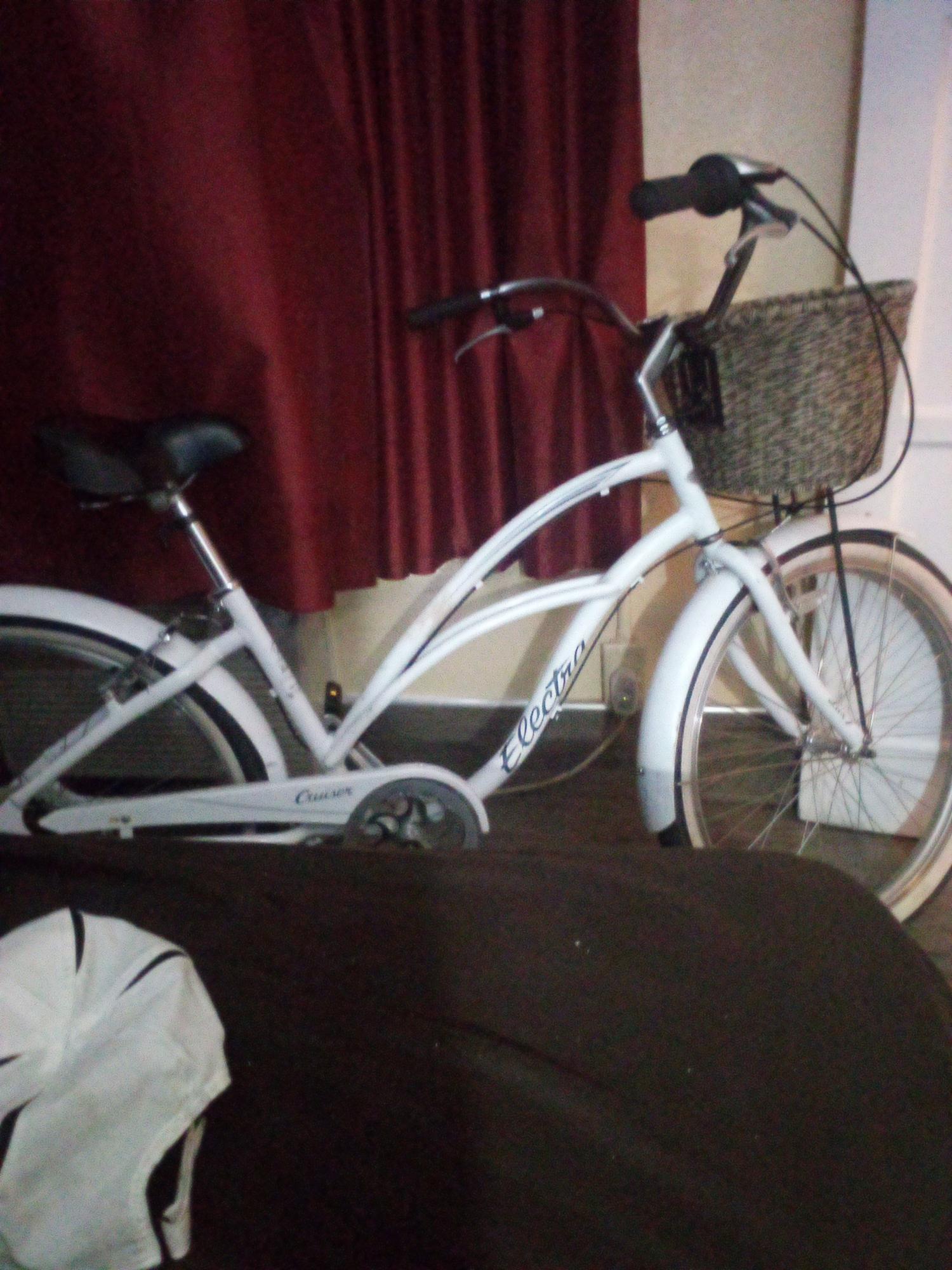 2024 Fit bike Co. Beach cruiser White