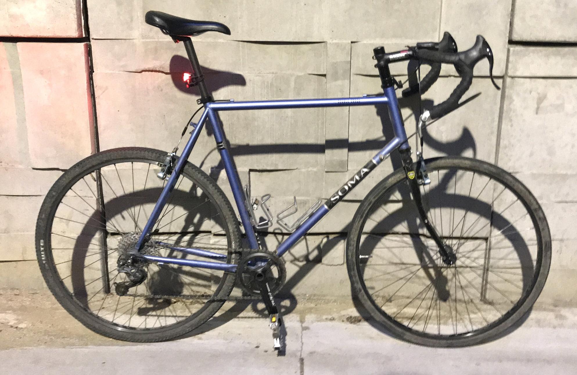 Soma Double Cross canti frameset Blue