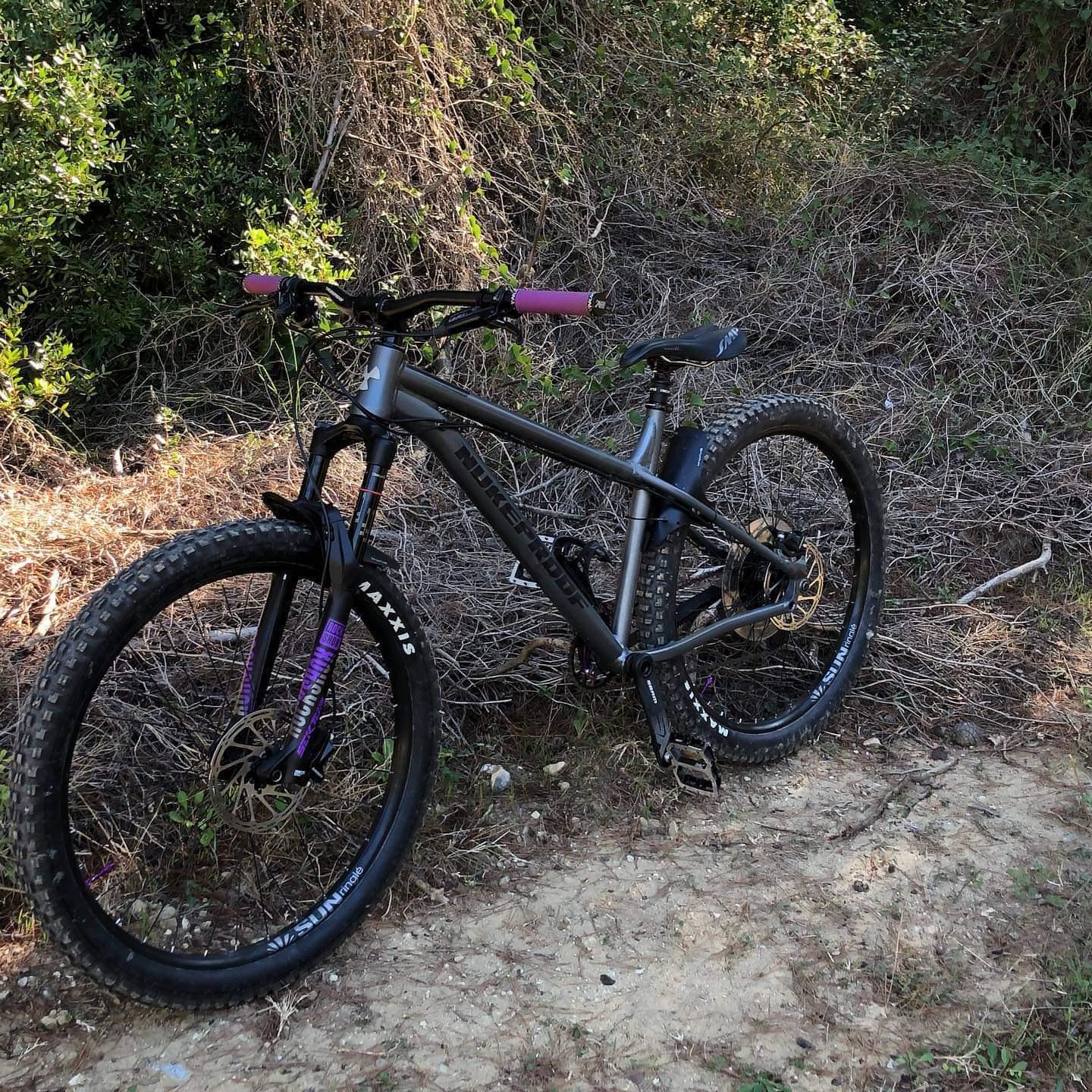 2020 Nukeproof Scout Silver, gray or bare metal