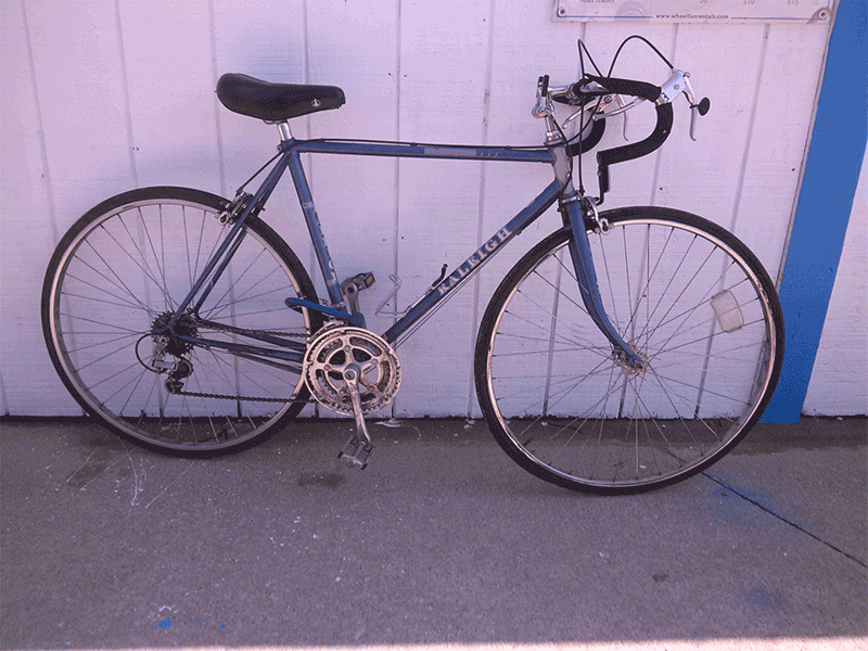 1984 Raleigh road bike Blue