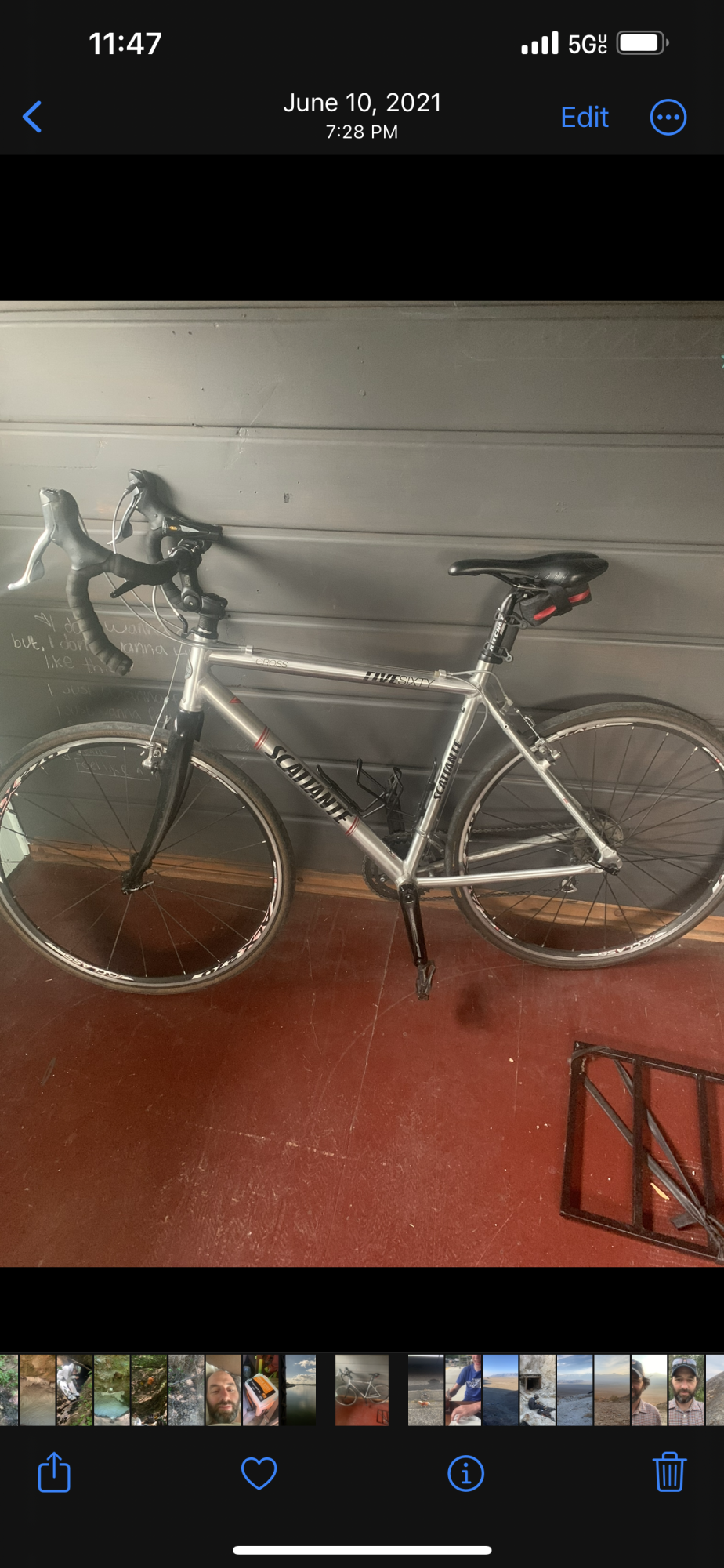 Scattante Road 560 Silver, gray or bare metal