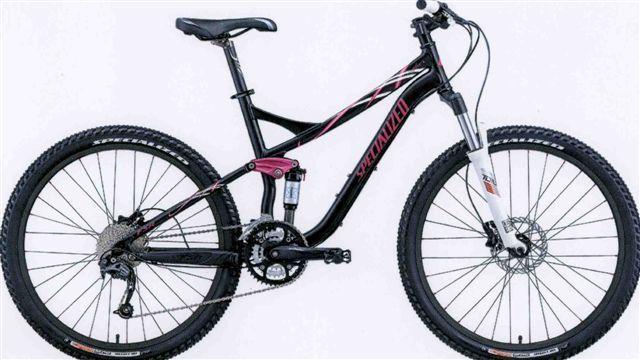 2009 Specialized Myka FSR Comp- Gloss Blk/Pink Komen Limited Edition  Black