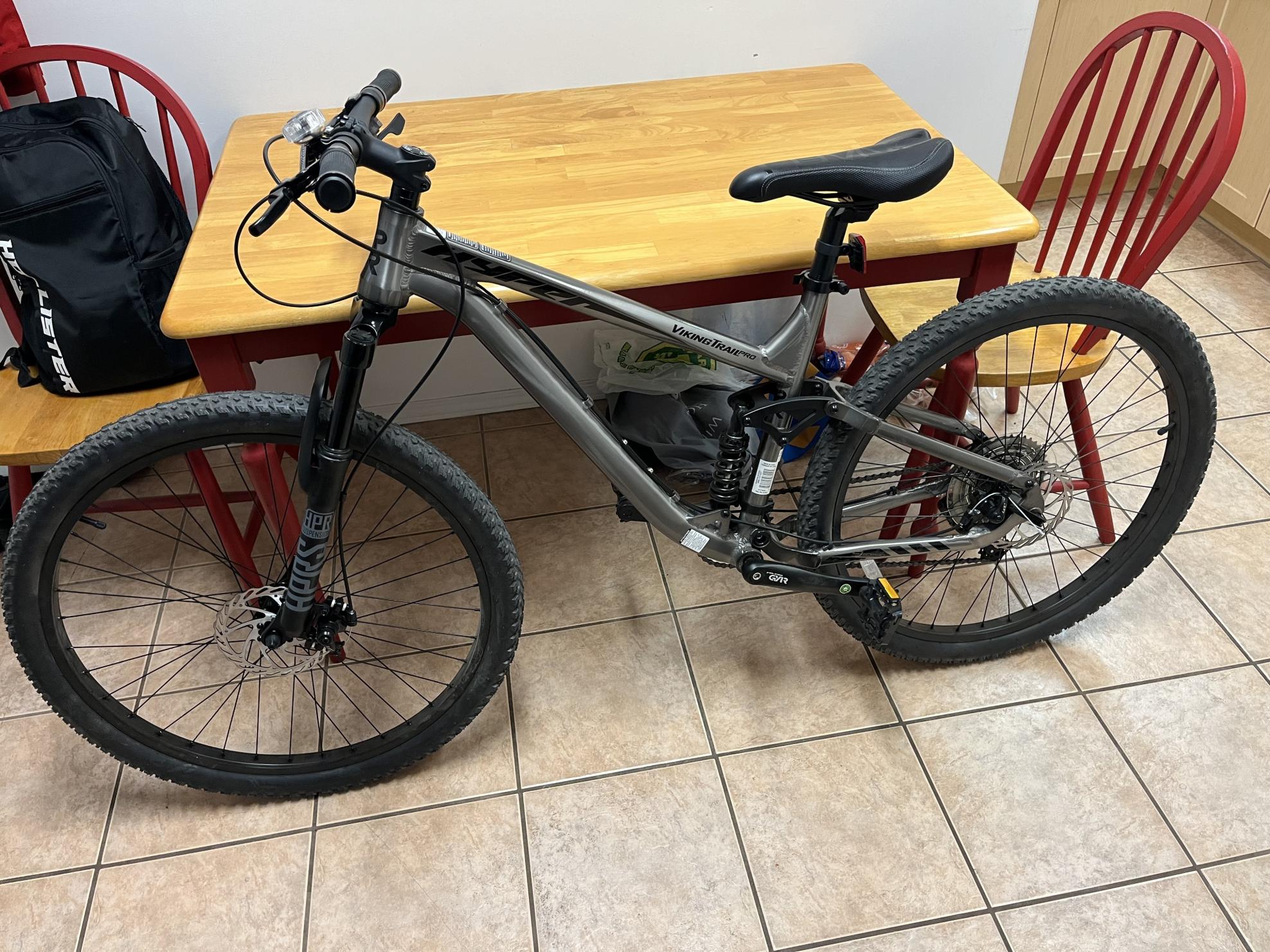 Hyper Durable aluminum dual suspension frame Silver, gray or bare metal